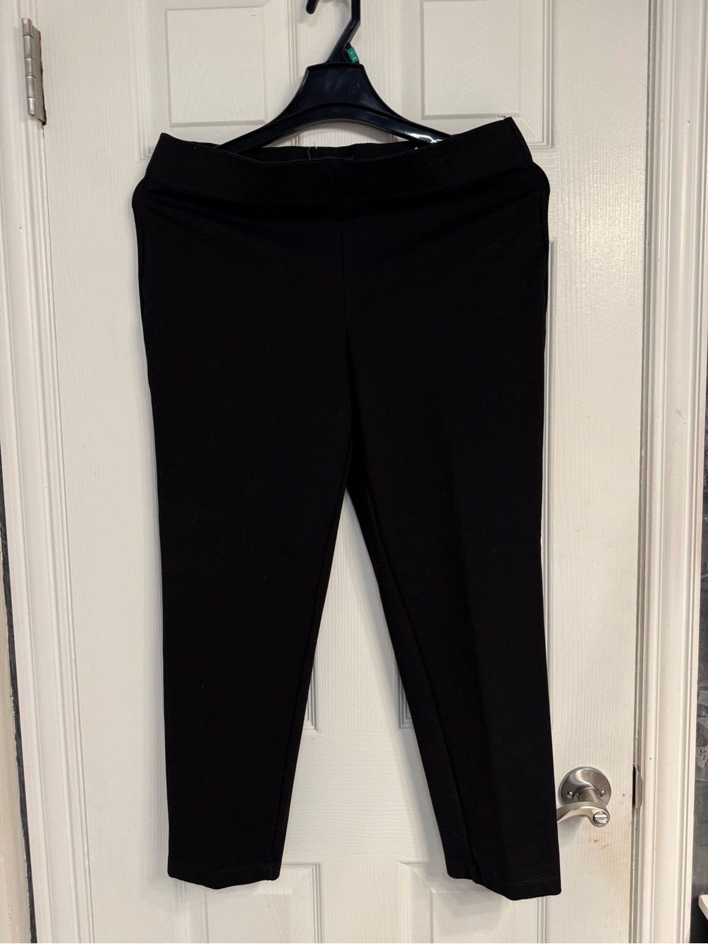 Max Edition Black Slim Fit Stretch Pants women’s XL